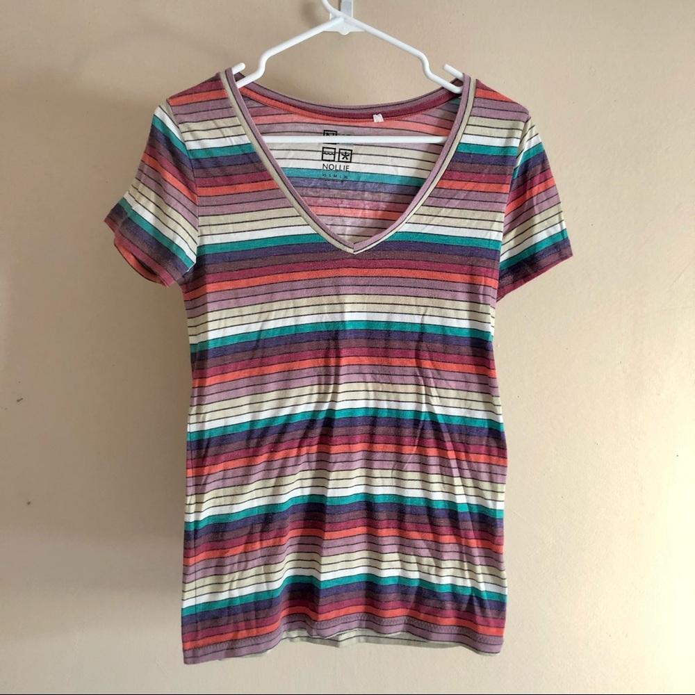 Nollie Multicolored Striped Teeshirt